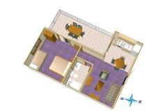 Apartamenty Parun Apartament 1 – 1. A3+2 foto 5