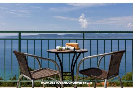 View blue apartments Brela Chorwacja