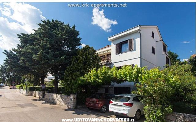 Apartamenty  JOSO - nocleg eiland Krk Chorwacja