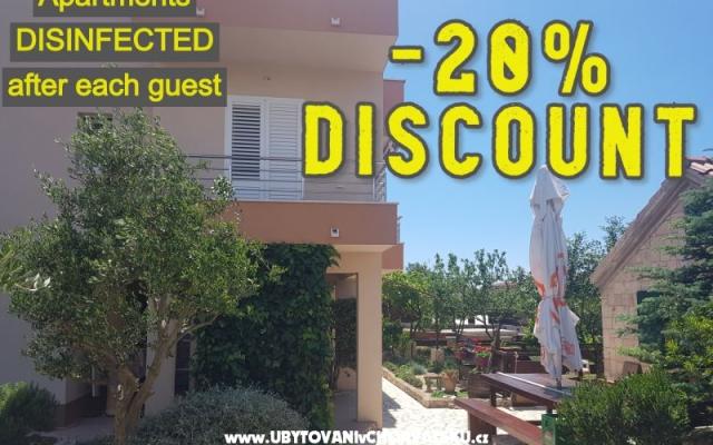 Apartamenty Krešimir  OD 30 EUR - nocleg Rogoznica Chorwacja