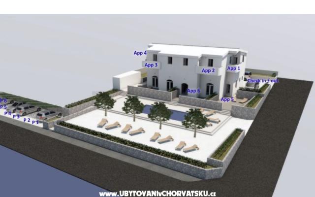 Villa Ivanović - nocleg eiland Vir Chorwacja